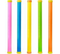Xrten 5Pcs Tube Gémissement, Tube Sonore en Plastique, Jouets de Tube Sonore, Multicolore, Convient pour Le Carnaval, Noël, Pâques ou Autres Fêtes, Cadeaux pour Enfants