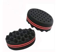 Xrten Brosse à Cheveux éponge Dreads Bobine de Verrouillage Twist, Lot de 2pcs