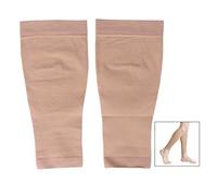 Xrten Chaussettes de Compression Mollet, 1 Paire Chaussette de Contention sans Pieds pour Hommes et Femmes Ultra Légère Élastique du Traitement
