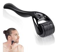 Xrten Dermaroller Barbe, Rouleau Barbe Homme, Aiguilles en Titane de 0.5mm, Roller Microneedling pour Stimule Repousse Cheveux, Pousse Barbe, Visage Soin de la Peau