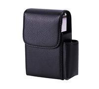 Xrten Étui pour Paquets de Cigarettes, Boîte à Cigarettes à Briquet Porte Cigarettes Elégante Boîte de Cigarette pour Hommes et Femmes Unisexe