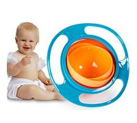 Xrten Gyroscope Anti-Renversement de Bol, 360 Enfants Rotating Évitez Les Aliments Renverser