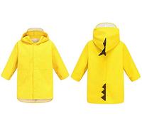 Xrten Imperméable Enfant Fille, Enfants Manteau Imperméable à Capuche Unisexe Veste de Pluie Imperméable Enfant Réutilisable