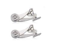 Xrten Lot de 2 Support de Couvercle Charnière, Charnières Pliantes Couvercles de Support pour Placard et Meubles avec Clé Hexagonale