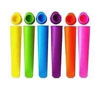 Xrten Moule à Glace Sans BPA, Ensemble de 6 Moulle a Glace pour Glace à l'eau pour Faire des Glaces ou Sac à Collation