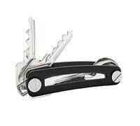 Xrten Organisateur de Clé, Porte-clés Homme Porte Clé Original Voiture Clés Portable Creative Compact Porte-clés Smart Organiseur Clip, Noir