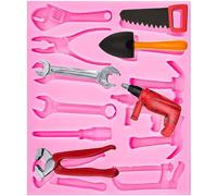 Xrten Outil de Marteau Moule de Cuisson, Silicone Pate a Sucre Moule, Clé de Marteau Supérieur Outil de Bricolage, Moules à Chocolat Clé Marteau