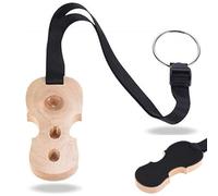 Xrten Pique de Violoncelle Rest, Pique pour violoncell Support Ancrage Antidérapant Portable, Bois Massif