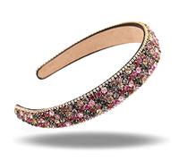 Xrten Serre-Tête de Strass Multicolores Cristaux Bandeau Fille, Serre Tete Cheveux pour Accessoire avec Mignon