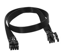 xruc Câble d'alimentation GPU 8 Broches Câble ATX Mâle Vers PCIe 6+2 Mâle Câble PCIE Pour Be Quiet Alimentation 8 Broches Carte Graphique Câble GPU Adaptateur Pin PC