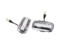XRUKGUO Clignotants Latéraux Feu De Position Latéral À LED Dynamique Et Clignotant Pour Nissan Pour Maxima Pour Skyline R34 Almera N15 N16 Pulsar Primera P11 Et P12(Dynamic Crystal)