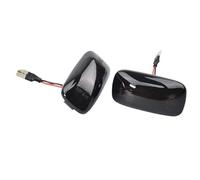 XRUKGUO Clignotants Latéraux Feu De Position Latéral À LED Dynamique Et Clignotant Pour Nissan Pour Maxima Pour Skyline R34 Almera N15 N16 Pulsar Primera P11 Et P12(Dynamic Smoked Black)