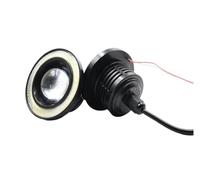 XRUKGUO Feu Antibrouillard 1 Jeu De Feux De Route Universels À LED DRL Blanc Bleu Rose Jaune Vert Rouge Feux Antibrouillard Angel Eyes 3,5 3,0 2,5 Pouces 64 Mm 89 Mm 76 Mm(Blue Ring,2.5inch (64mm))
