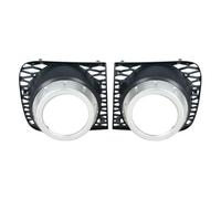 XRUKGUO Feu Antibrouillard Garniture Phare Antibrouillard Avant Voiture Cadre Calandre Couvercle Capot Pour Land Pour Rover Pour Range Pour Rover Pour Vogue L322 2010 2011 2012(Silver one pair)