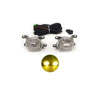 XRUKGUO Feu Antibrouillard Pour Toyota Pour Hilux Pour Revo 2020 2021 2022 Couvercle Phare Antibrouillard Avant Cadres Calandre Couvercles Câble Phare Antibrouillard LED(Yellow fog and wires)
