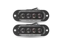 XRUKGUO Feu De Gabarit Latéral 2/4 LED Pour Camion, Clignotant, Remorque Pour Fourgonnette Camionnette, Bus, Bateau, Camping-car, 12V, 24V Feu Arrière Gauche/Droit
