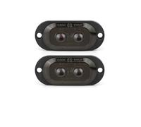 XRUKGUO Feu De Gabarit Latéral 2/4 LED Pour Camion, Clignotant, Remorque Pour Fourgonnette Camionnette, Bus, Bateau, Camping-car, 12V, 24V Feu Arrière Gauche/Droit