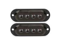 XRUKGUO Feu De Gabarit Latéral 2/4 LED Pour Camion, Clignotant, Remorque Pour Fourgonnette Camionnette, Bus, Bateau, Camping-car, 12V, 24V Feu Arrière Gauche/Droit