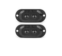 XRUKGUO Feu De Gabarit Latéral 2/4 LED Pour Camion, Clignotant, Remorque Pour Fourgonnette Camionnette, Bus, Bateau, Camping-car, 12V, 24V Feu Arrière Gauche/Droit