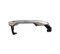 XRUKGUO Poignée Tirage Du Hayon Arrière Pour Ford Pour Explorer Pour Edge 11-17 Poignée Porte Extérieure Voiture, Fournitures Remplacement, Chromé, Côté Conducteur Avant Gauche