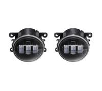 XRUKGUO Pour Lada Pour Viar Pour Priora Pour Oasis Pour Gazelle 4 ''ensemble Phare Antibrouillard 30w 6000k 12v Pouces Accessoire Lumière Led Avec Spot Lumineux Moto Feux(2pcs-white)