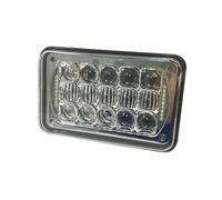 XRUKGUO Pour XR250 XR400 XR650 Pour Suzuki Voiture Pour DRZ Moto Camion Lumières Carré 4x6 Pouces Phare LED Lampe Conduite Étanche Avec Spot Lumineux Moto Feux(Chrome B)