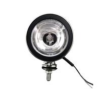 XRUKGUO Projecteur Antibrouillard Auxiliaire Universel Métal Chromé Pour Moto 10MM Avec Lentille Verre Indicateur Avant Pour Scooter Avec Spot Lumineux Moto Feux