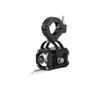 XRUKGUO Projecteurs Moto Phare LED Bicolore Projecteur Auxiliaire Lentille Rouge Clignotant Voyant D'avertissement Accessoires Avec Spot Lumineux Moto Feux(1pc)