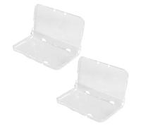 XRVRILE 2Pcs Coque Transparent Crystal Hard Shell pour New Nintendo 3DS XL/LL, Protection Complète pour New Nintendo 3DS XL/LL Coque