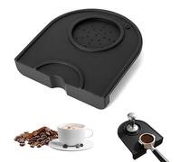 XRVRILE Tapis de tassage café Compact en Silicone - Tapis Tamper antidérapant avec Protection du Bord, Tapis Barista pour Porte-Filtre, Compatible Lave-Vaisselle, Accessoires Espresso Cuisine café