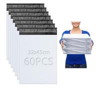 XRXYMQ 60 Pièces Pochette Envoie Colis Vinted 32x45 cm Emballage Colis Vinted Enveloppe Plastique ExpeditionSac Sac Envoie pour Textiles et Boîtes à Chaussures