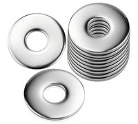 XRXYMQ 80 Pièces Rondelles Inox M4 x 12 mm Rondelle Metal Acier inoxydable A2 (V2A/304) Rondelles Pour Gonds De Porte Pour Vis Et Écrous