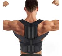 XS-5XL Grandes Tailles Correcteur De Posture Réglable Ceinture De Maintien Dorsale Complète Hommes Et Femmes Corset Lombaire Et Lombaire Appareil D'entraînement Postural(5XL)