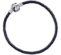 XS - Breloque Coulissante Bracelet Enfant Cuir Noir Bijou Harry Potter Officel 17 cm
