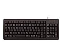 "XS Complete G84-5200" Clavier filaire, interface PS/2, USB, 103 touches, disposition anglais (Etats-Unis), dimensions (LxPxH) 37.4 cm x 13.9 cm x 1.8, poids 0.55 kg, couleur noir, garantie 2 ans