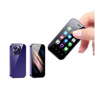 XS15 PRO 4G Mini Smartphone 3,0 pouces Android 9.0 Quad Core RAM 2 Go ROM 16 Go 2600 mAh Face ID double SIM téléphone Violet