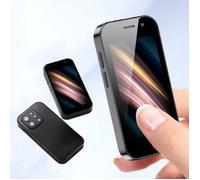 XS15 PRO 4G Mini Smartphone 3,0 pouces Android 9.0 Quad Core RAM 2Go ROM 16Go 2000 mAh Face ID double SIM téléphone Noir