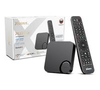 Xsarius Pure 4+ 4K Android 14 OTT UHD IPTV Player H.265 HEVC avec double WiFi, USB 3.0, LAN, HDMI, HDR10+, Widevine L1, Bluetooth 5.0, 2 Go de RAM, flash 32 Go