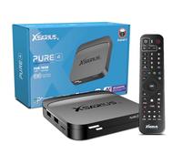 Xsarius Pure 4 4K UHD Android 14 Récepteur IP Noir (Double WiFi, USB 3.0, LAN, HDMI)