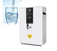 XSDAJSD Chauffe-Eau instantané Automatique, Chauffe-Eau Commercial Automatique 3000 W avec Panneau de Commande Intelligent LED, Chauffe-Eau Mural, Blanc - 80 L