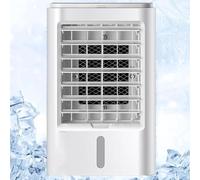 XSDAJSD Climatiseur pour Cabine de Camion, Ventilateur Portable, Refroidisseur d'air 4 en 1 avec télécommande, 4 Blocs réfrigérants, 3 Vitesses et minuterie pour Camping-Cars, caravanes, 12 V