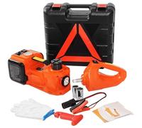 XSDAJSD Cric hydraulique 5 tonnes 12 V pour Voiture, kit de vérin hydraulique électrique, gonfleur de pneus, léger, Portable, Outil de réparation Automobile