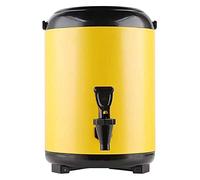 XSDAJSD Distributeur de Boissons avec Robinet, 8 L/10 L, Distributeur d'eau Chaude, fût Isotherme pour café, jus, thé et cidre, Lait pour fêtes et buffets, Double paroi