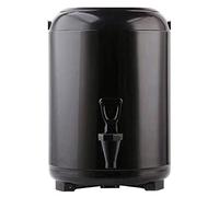 XSDAJSD Distributeur de Boissons avec Robinet, 8 L/10 L, Distributeur d'eau Chaude, fût Isotherme pour café, jus, thé et cidre, Lait pour fêtes et buffets, Double paroi