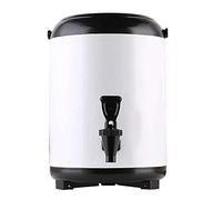 XSDAJSD Distributeur de Boissons avec Robinet, 8 L/10 L, Distributeur d'eau Chaude, fût Isotherme pour café, jus, thé et cidre, Lait pour fêtes et buffets, Double paroi