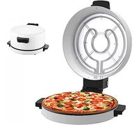 XSDAJSD Four à Pizza électrique Double Face - Antiadhésif et Polyvalent, idéal pour crêpes, Nachos, Fajitas et omelettes - Témoins Lumineux d'alimentation - Parfait pour Un Usage Domestique