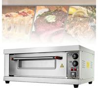 XSDAJSD Four à Pizza électrique Professionnel 3 200 W, Four à Pizza Portable d'extérieur, Grille-Pain en Acier Inoxydable 50-400 °C, pour Restaurant et Maison