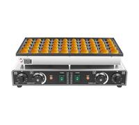 XSDAJSD Gaufrier électrique Professionnel 1700 W pour crêpes hollandaises, Usage Domestique et Professionnel, Prise 220 V (Royaume-Uni).