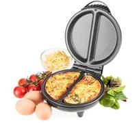 XSDAJSD Machine à Pizza Domestique, crêpière électrique, Four à Pizza de comptoir avec Plaque de revêtement antiadhésive, Four à Pizza électrique 850 W pour Omelette, Pain, gâteau, Barbecue