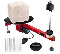 XSDAJSD Machine d'emballage électrique à Film étirable Plat, banderoleuse de cartons et de palettes, Distributeur de Film étirable avec pédale pour Films étirables de 20 à 70 cm et 50 cm